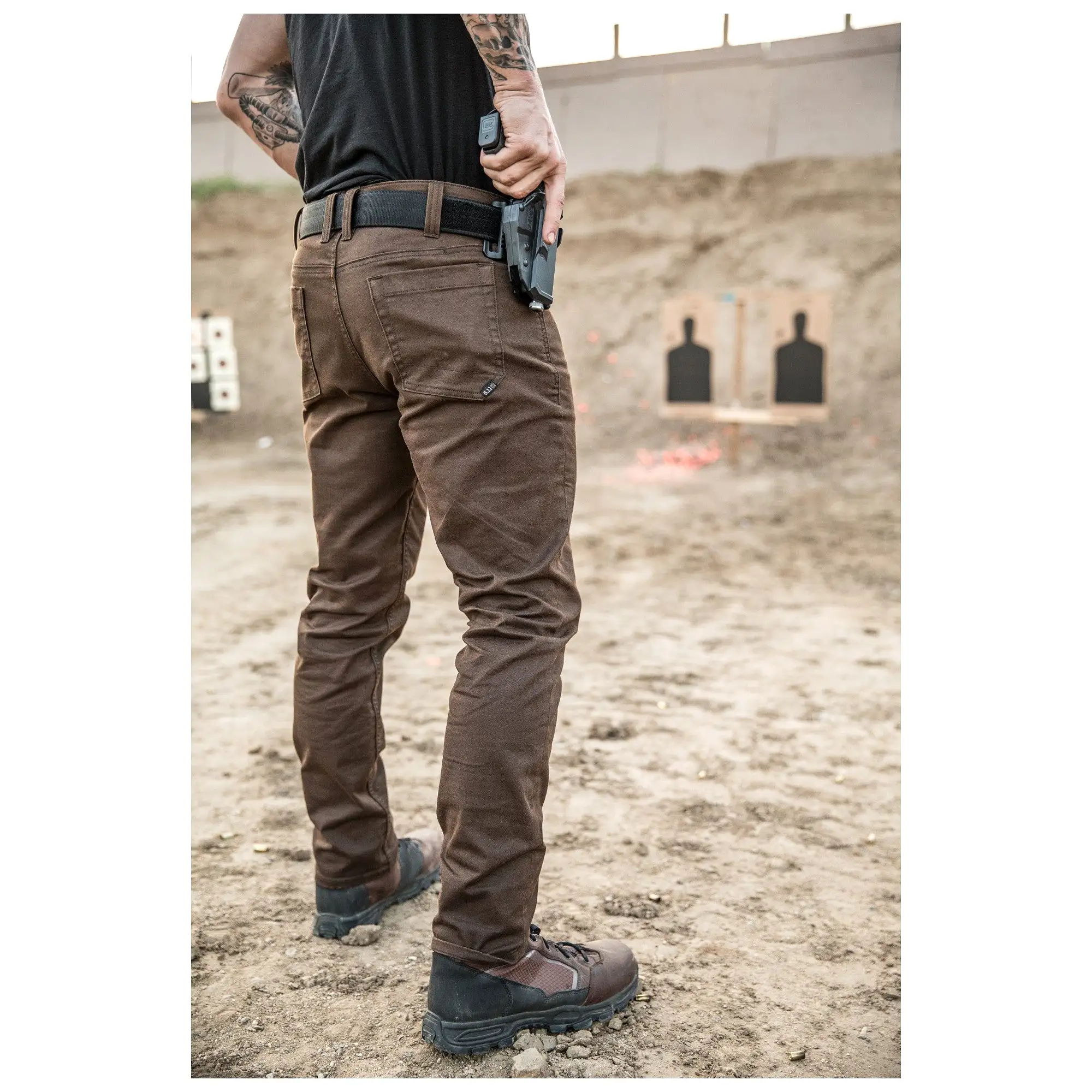 5.11 DEFENDER FLEX PANT (SLIM) - BURNT