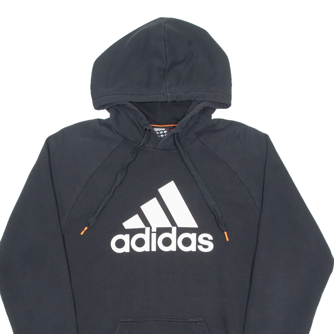 ADIDAS Mens Black Hoodie S