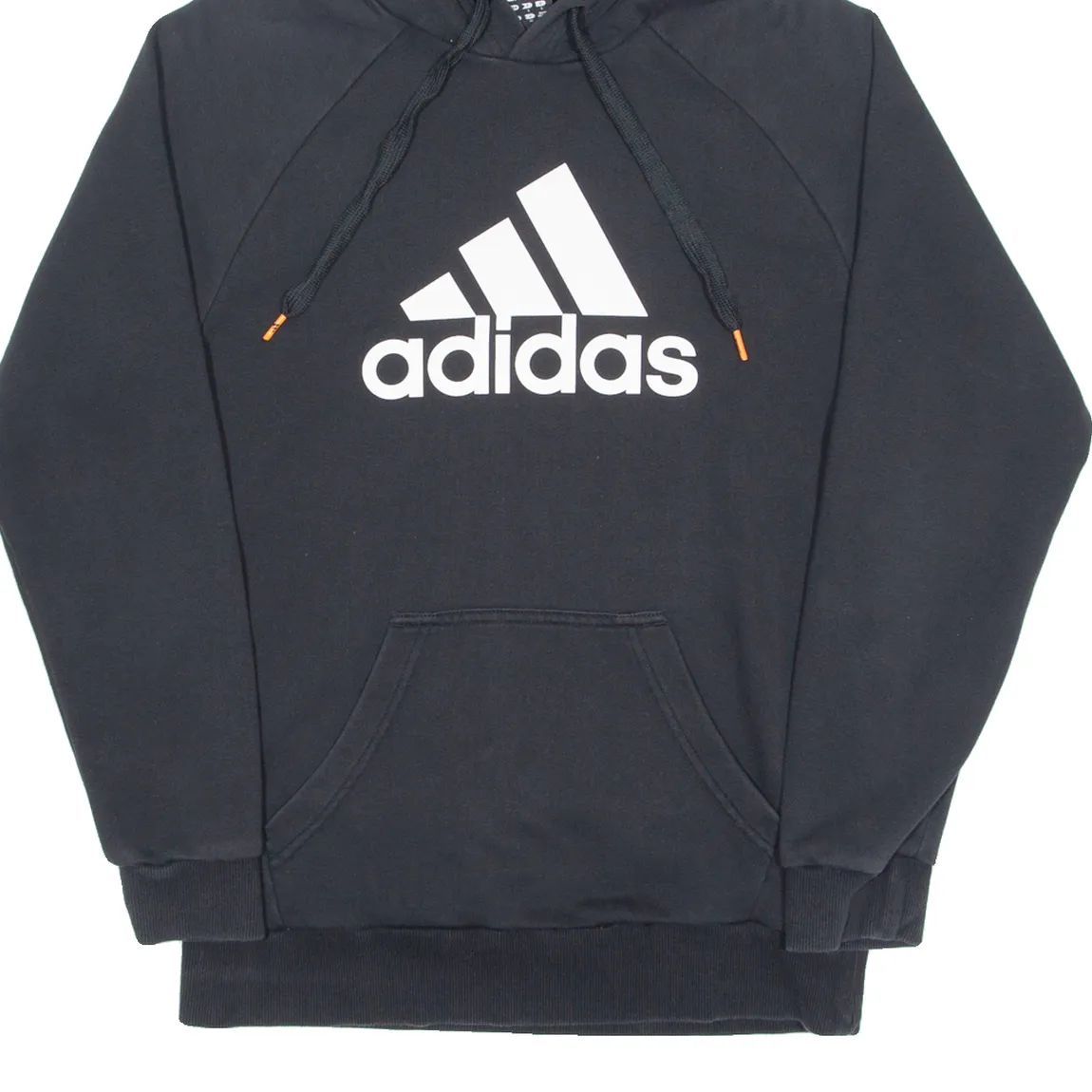 ADIDAS Mens Black Hoodie S