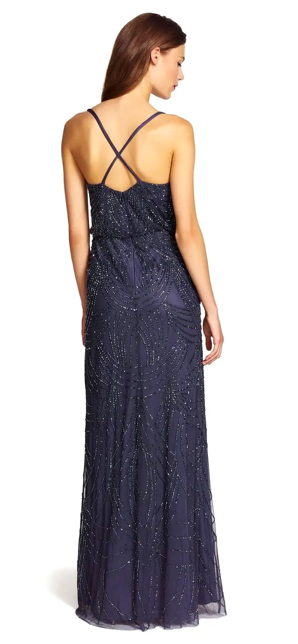 Adrianna Papell - Beaded Blouson Dress 91891180