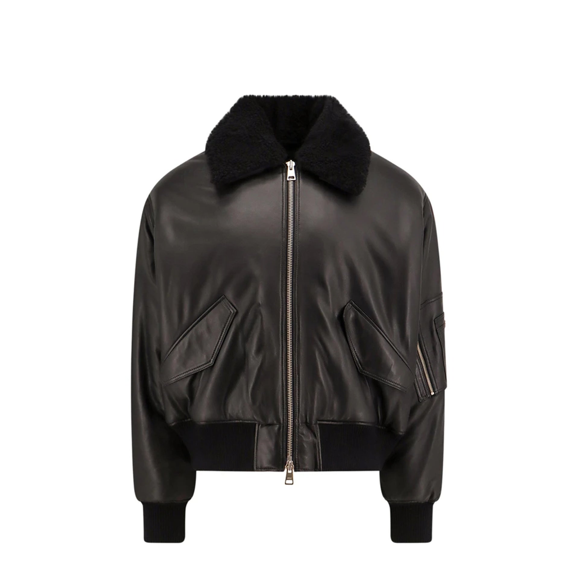 Ami Paris - Giacca bomber in pelle