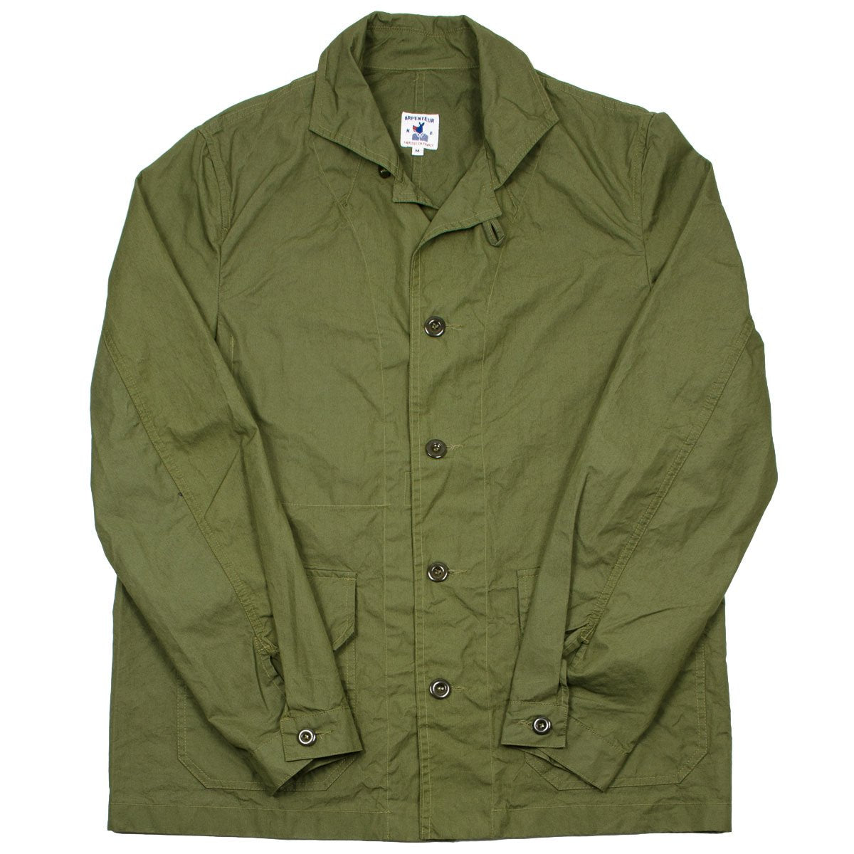 Arpenteur - Mayenne Pima Gabardine Work Jacket - Olive