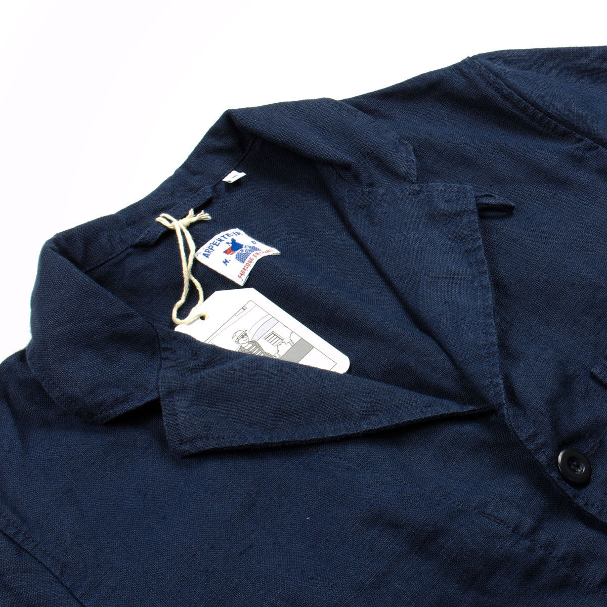 Arpenteur - Villefranche Jacket - Navy Linen