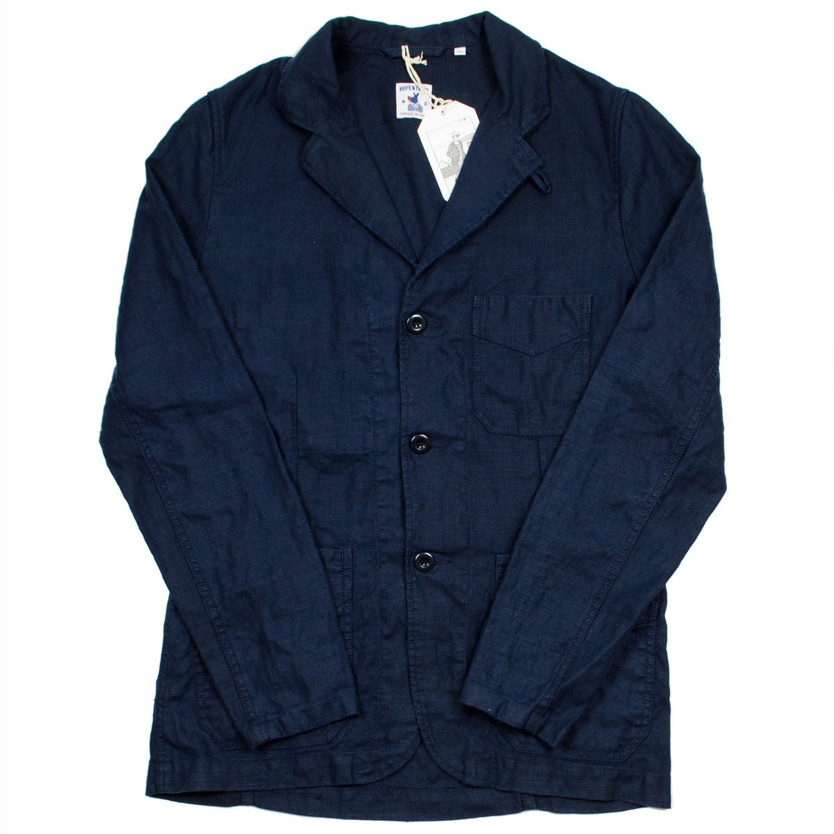 Arpenteur - Villefranche Jacket - Navy Linen