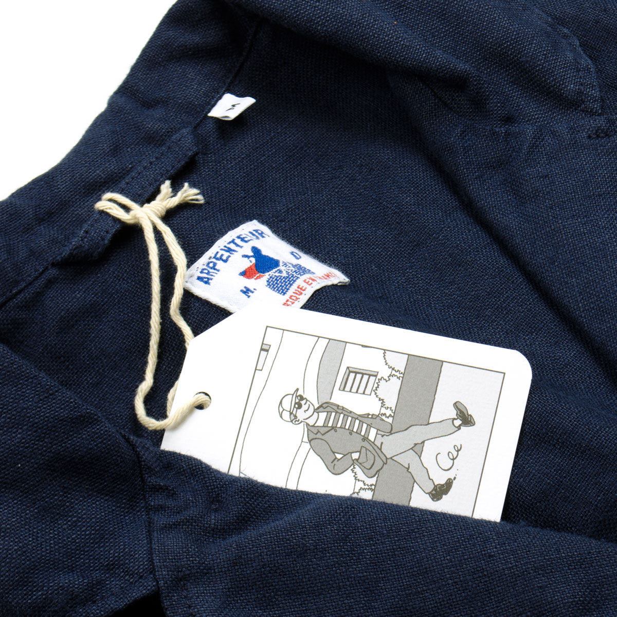 Arpenteur - Villefranche Jacket - Navy Linen