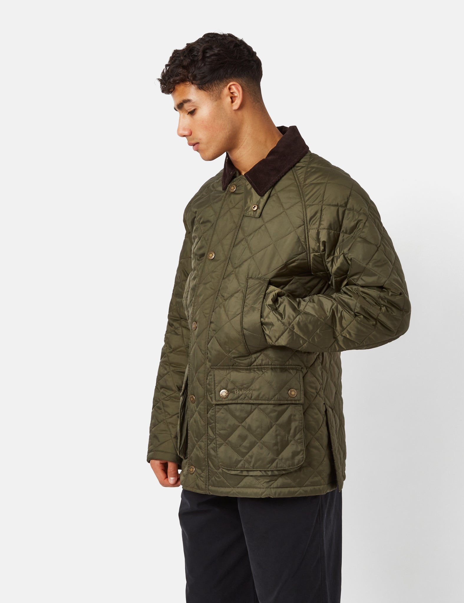 Barbour Ashby Quilted Jacket - Olive Green