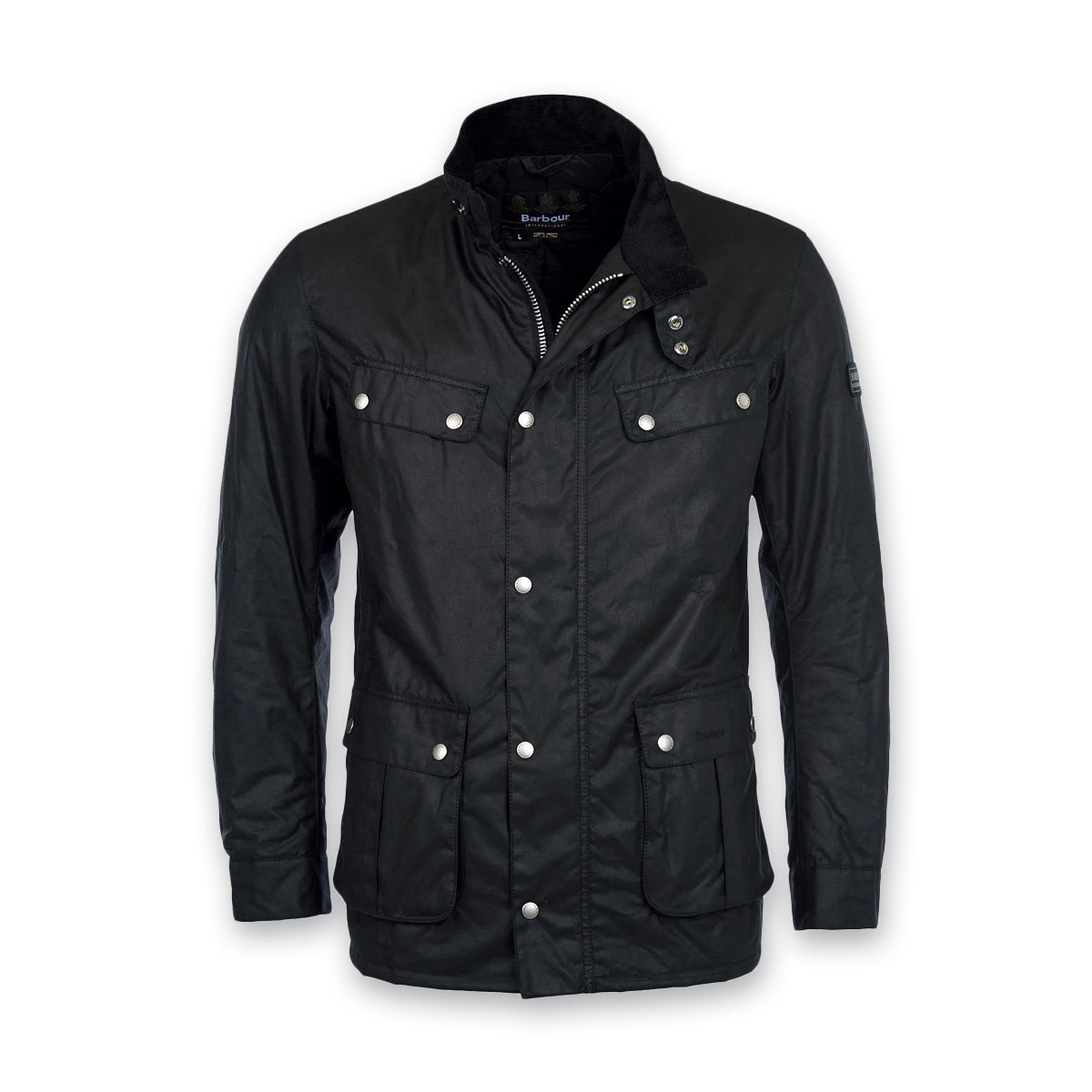 Barbour Intl - Duke Wax Jacket in Black