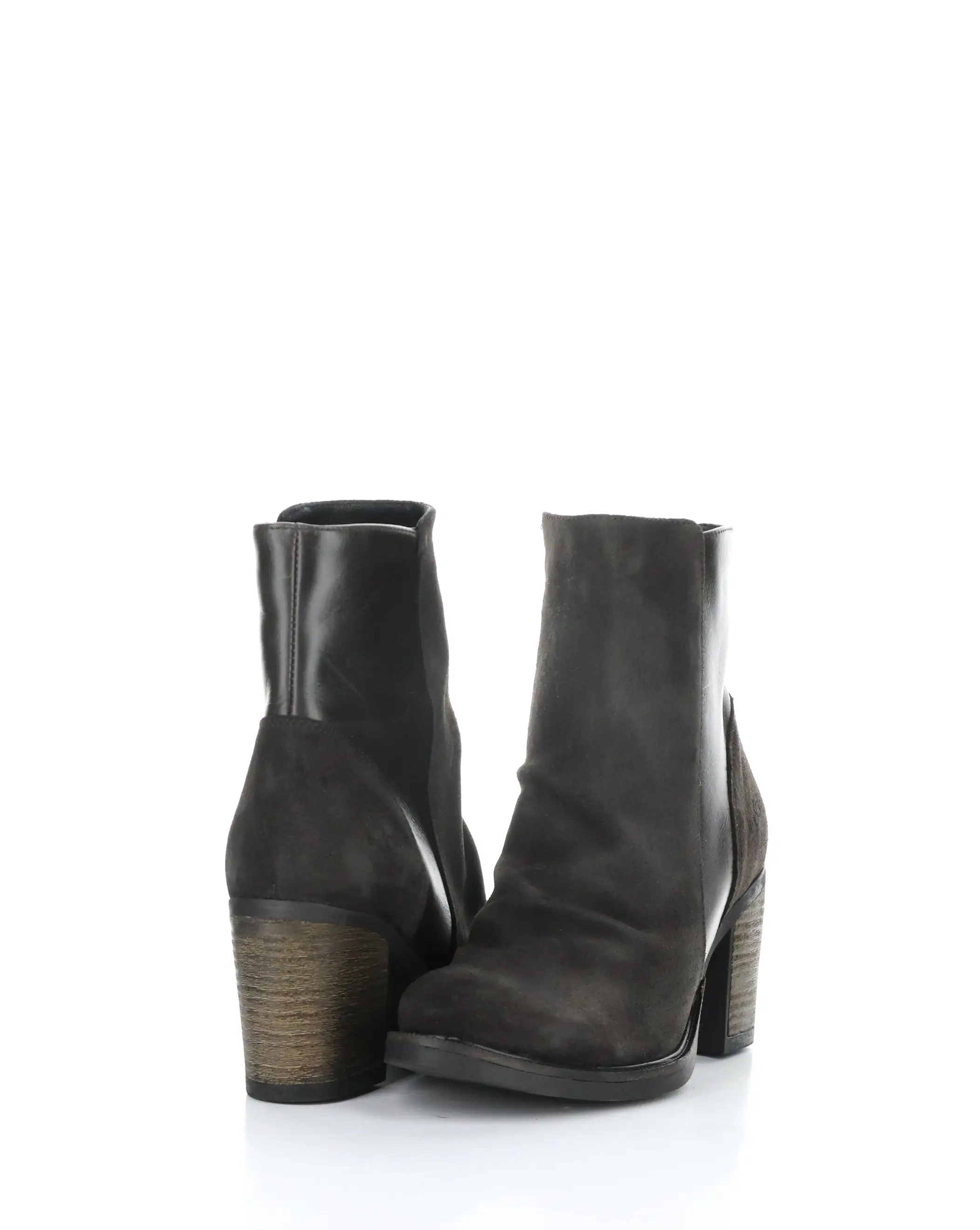 BIBOS GREY Round Toe Boots