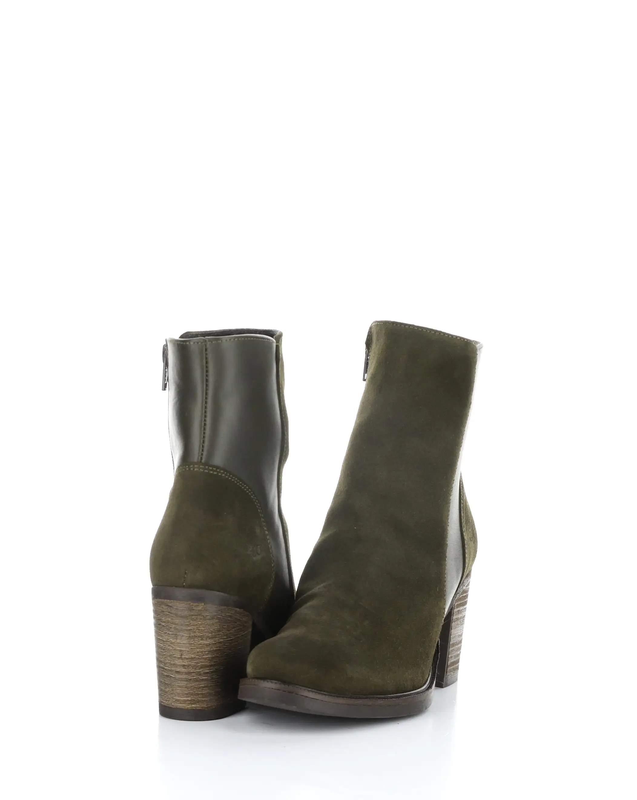 BIBOS OLIVE Round Toe Boots