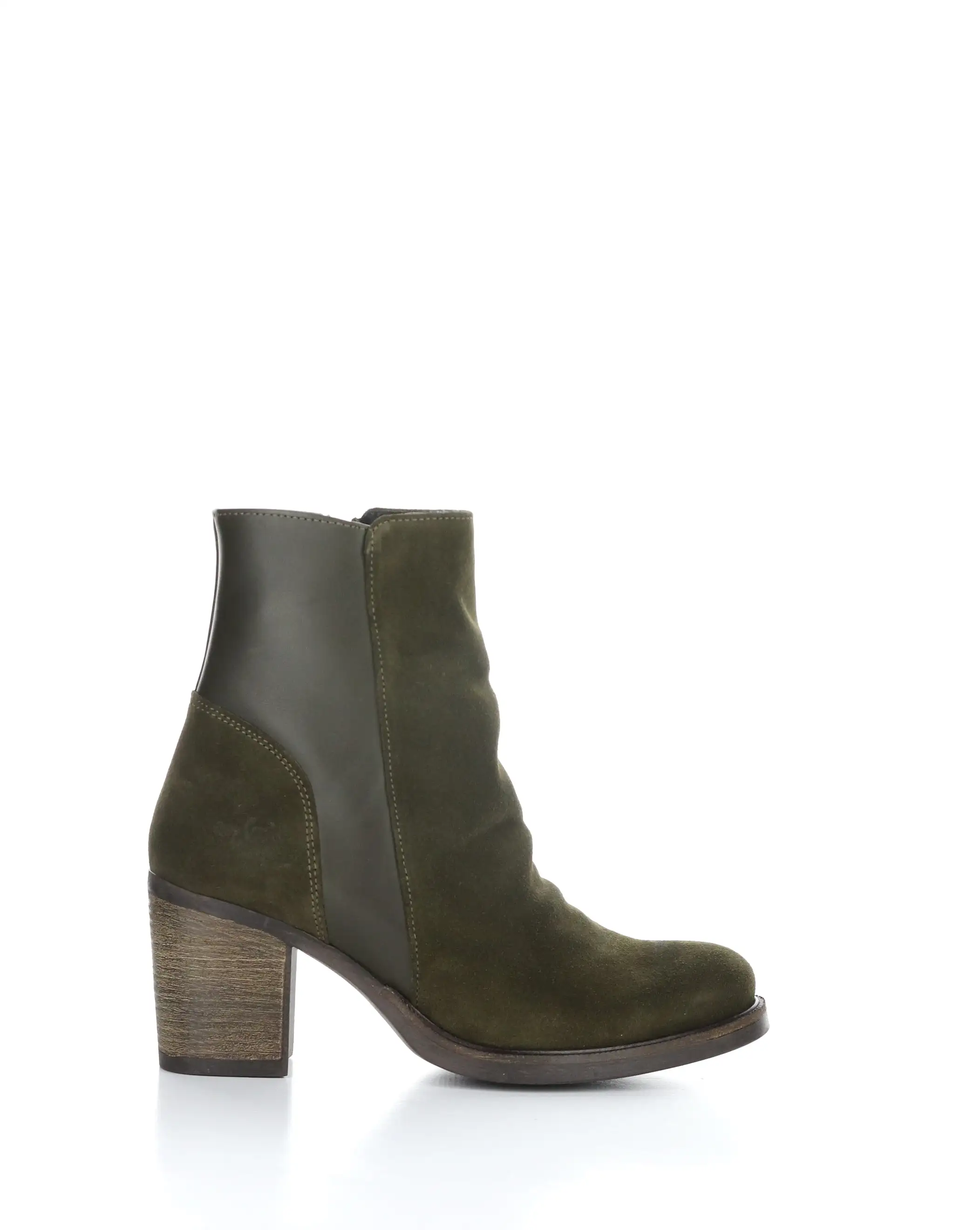 BIBOS OLIVE Round Toe Boots