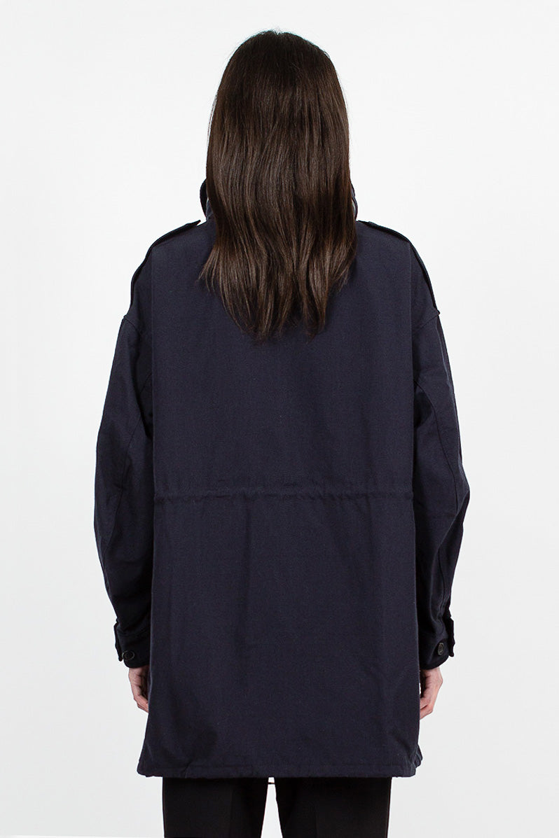 Bickle Gabardine Coat Navy