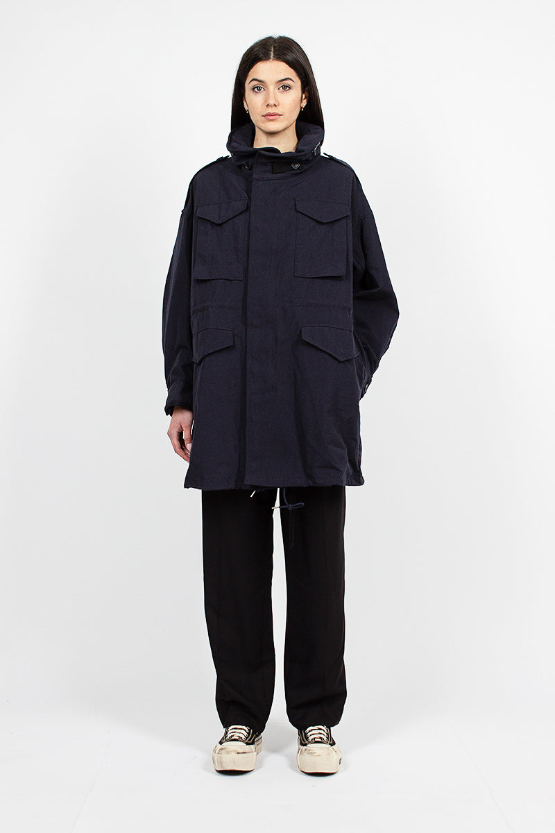 Bickle Gabardine Coat Navy