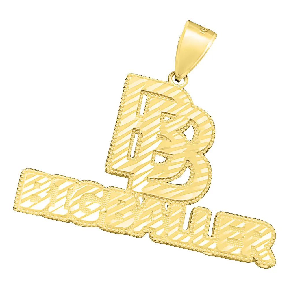 Big Baller DC 10K Yellow Gold Pendant