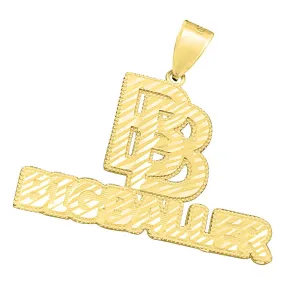 Big Baller DC 10K Yellow Gold Pendant