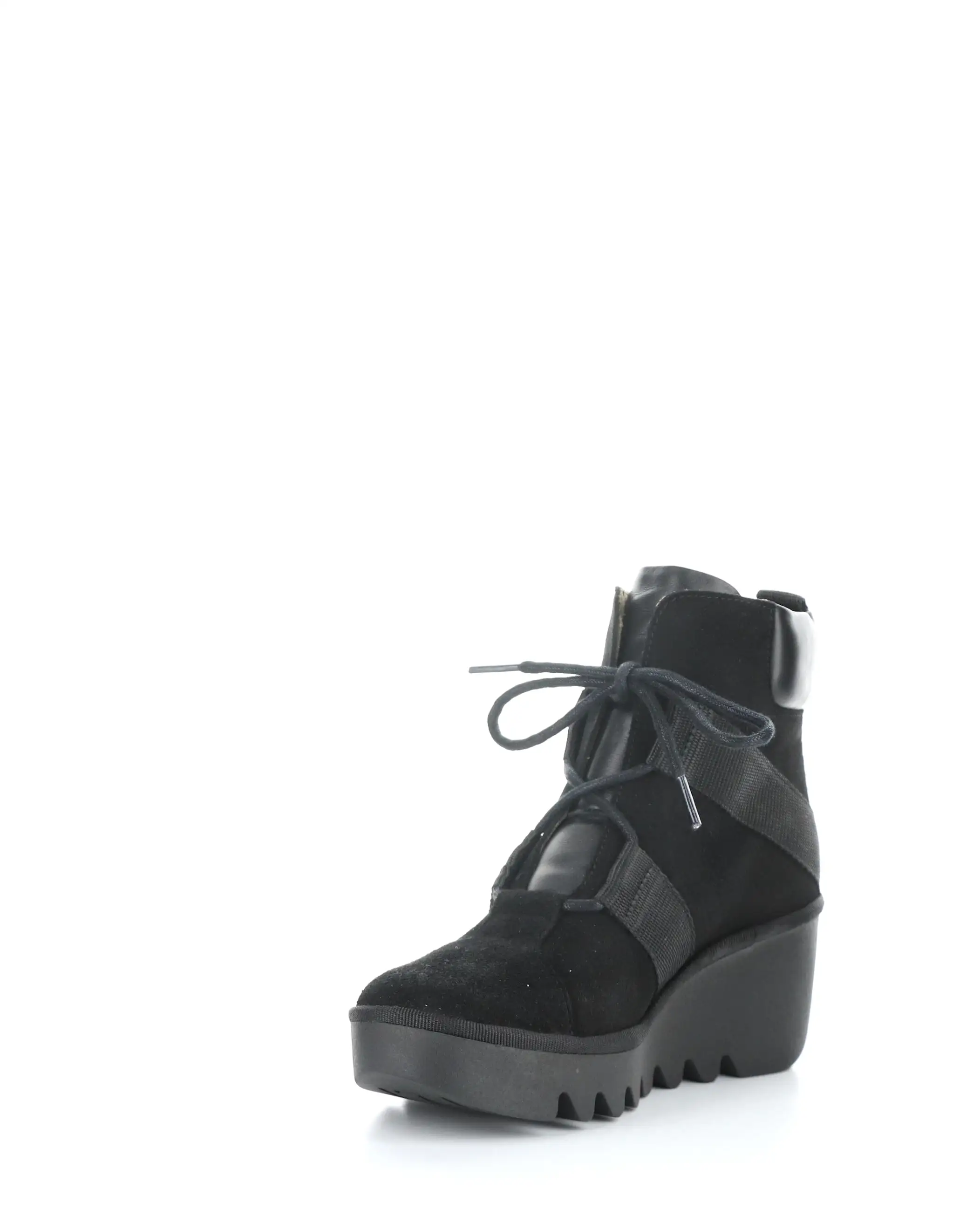 BLOM460FLY 000 BLACK Round Toe Boots