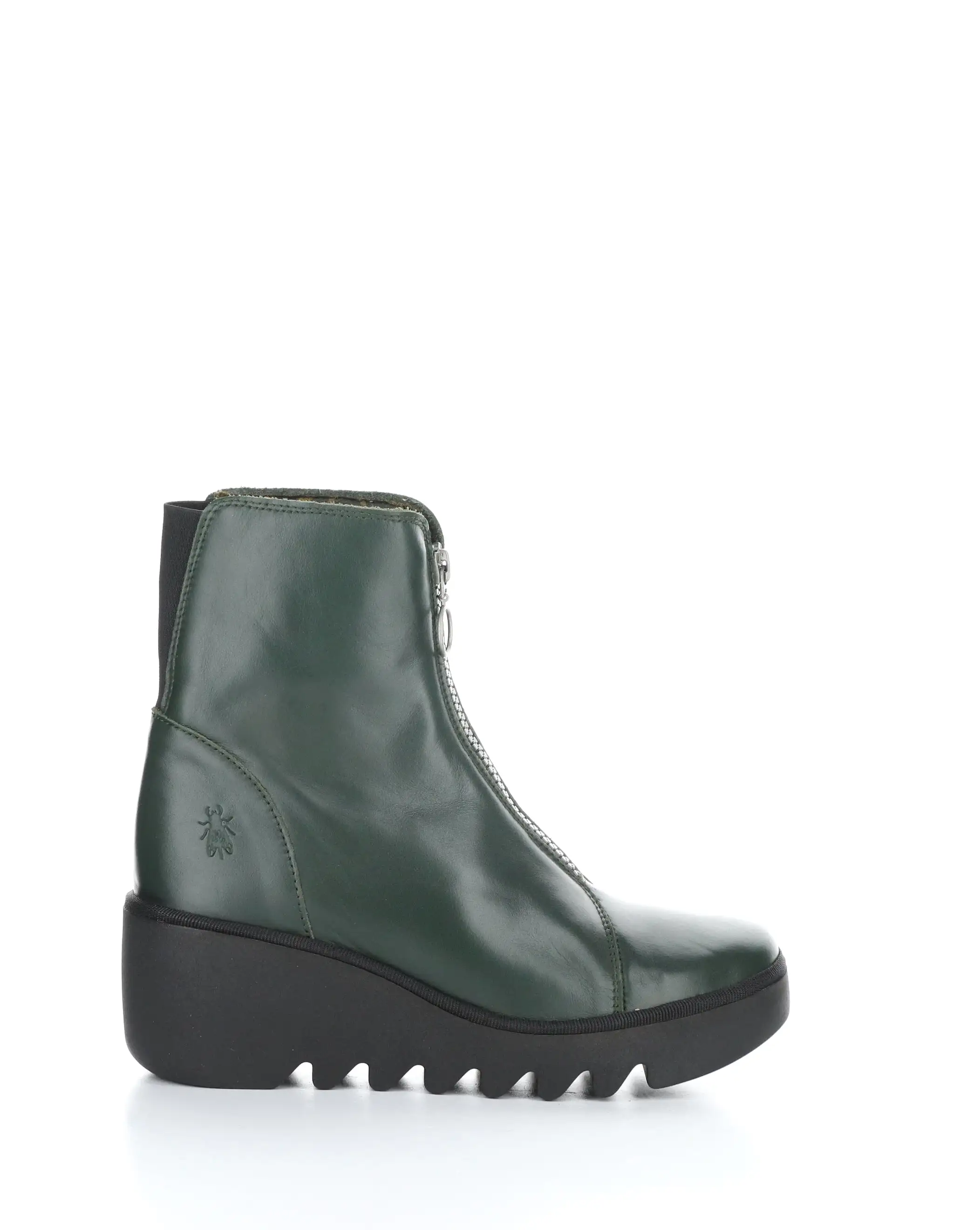 BOCE457FLY 001 DARK GREEN Round Toe Boots