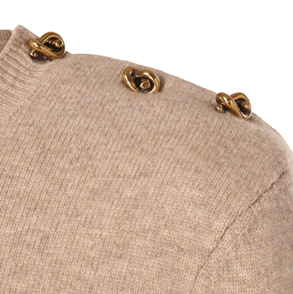 BOTTEGA VENETA  |Cashmere sweater with knot buttons