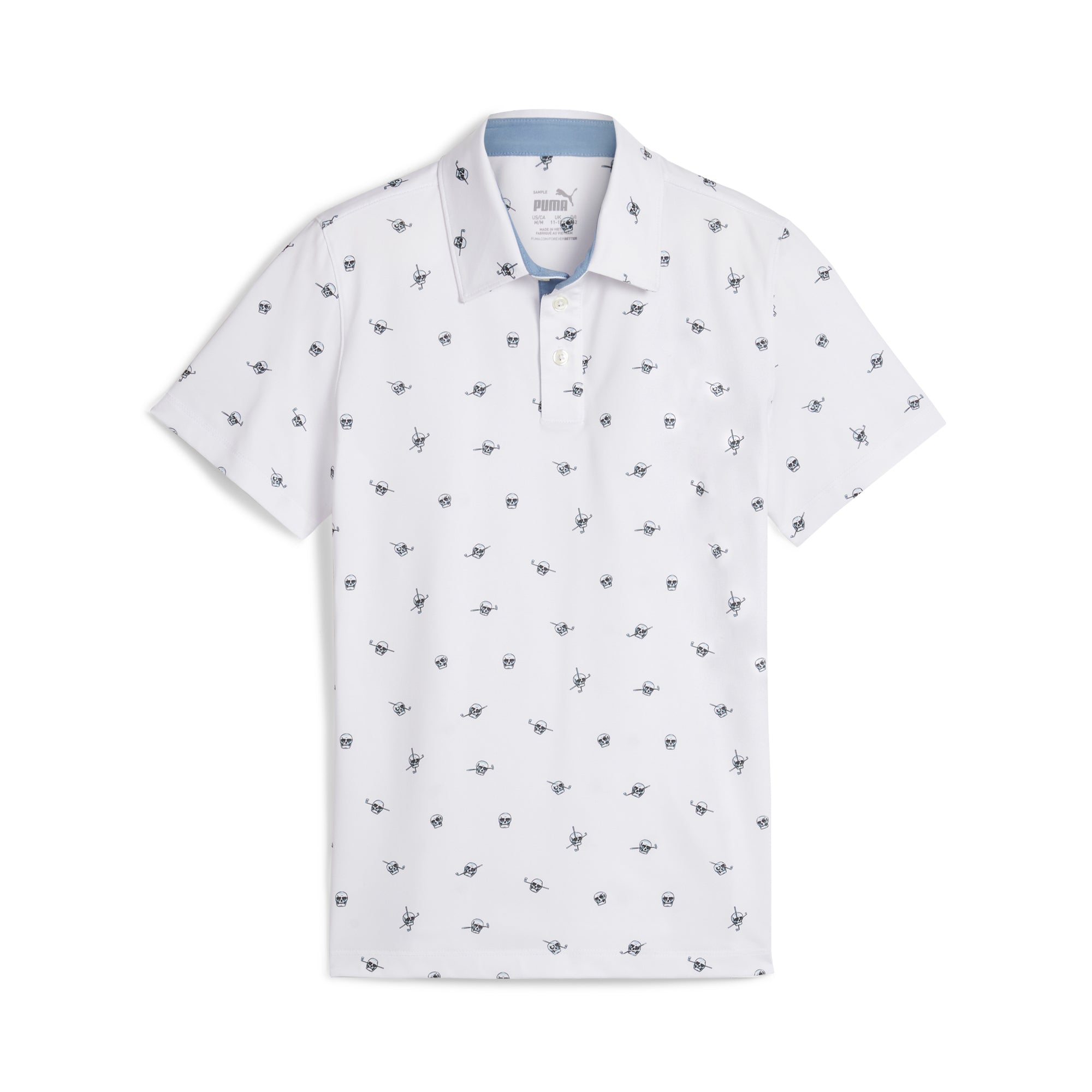 Boy's MATTR Skulls Golf Polo