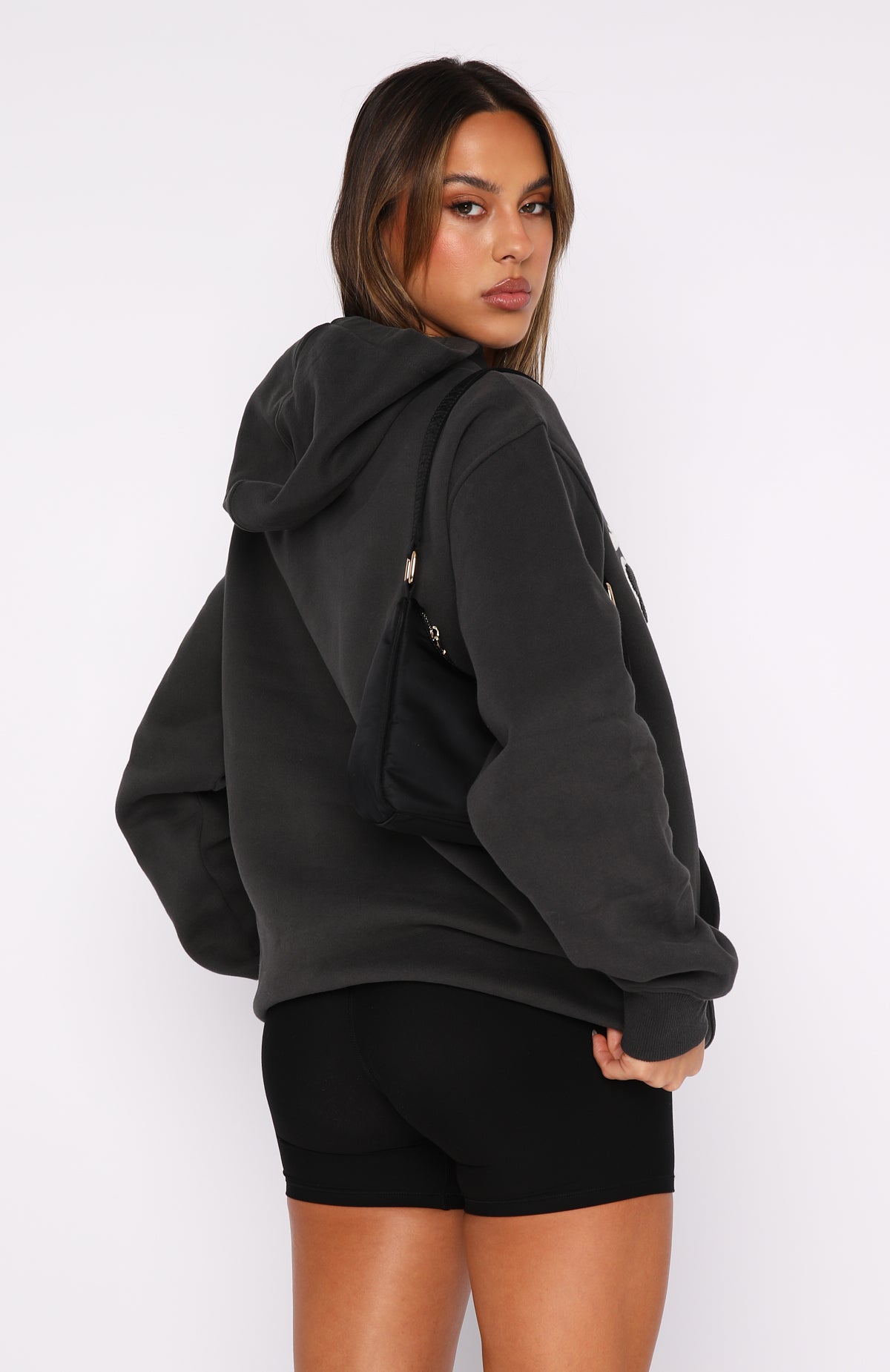 Bring You Around Oversized Hoodie Charcoal