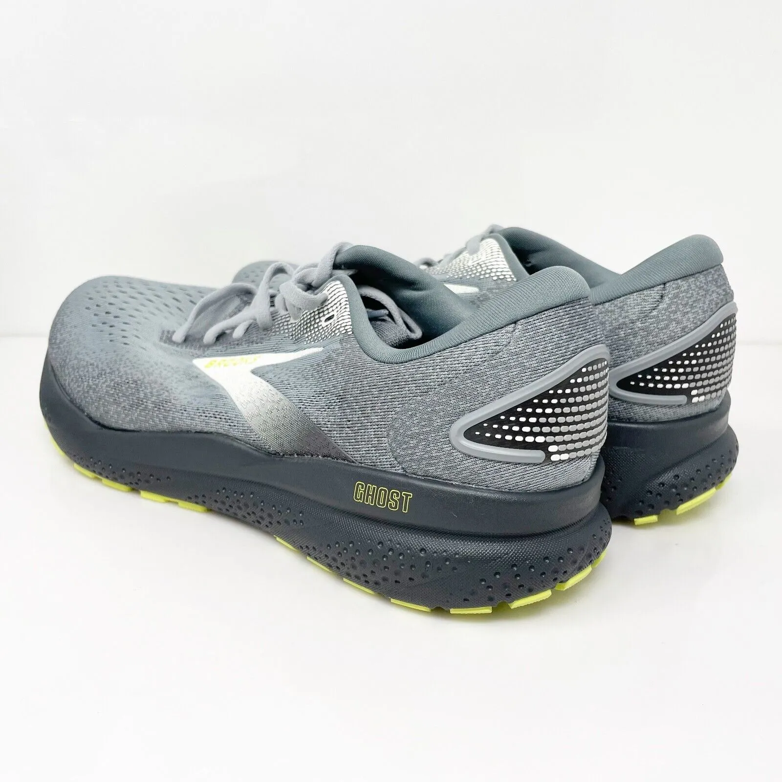 Brooks Mens Ghost 16 1104182E040 Gray Running Shoes Sneakers Size 10 2E