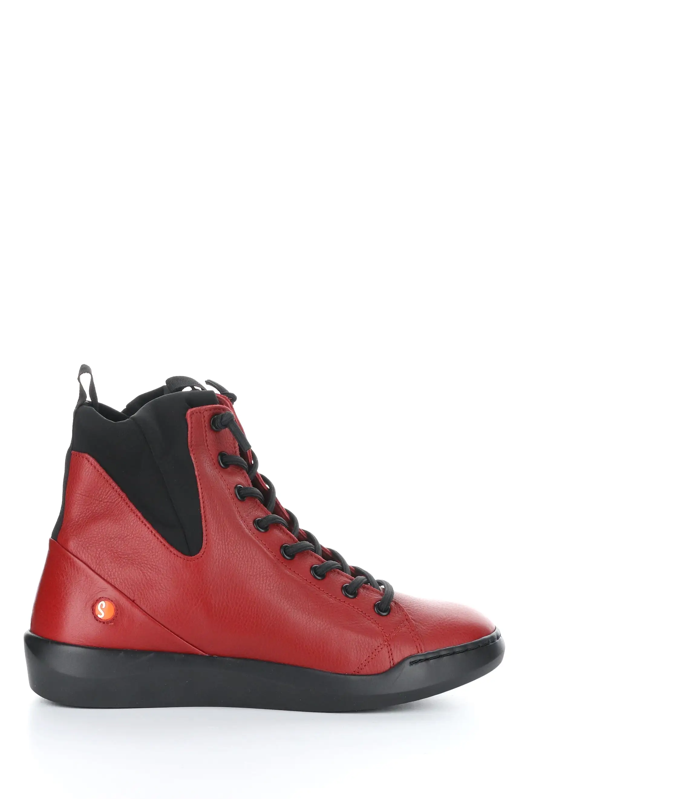 BUCK698SOF 002 RED/BLACK Hi-Top Boots