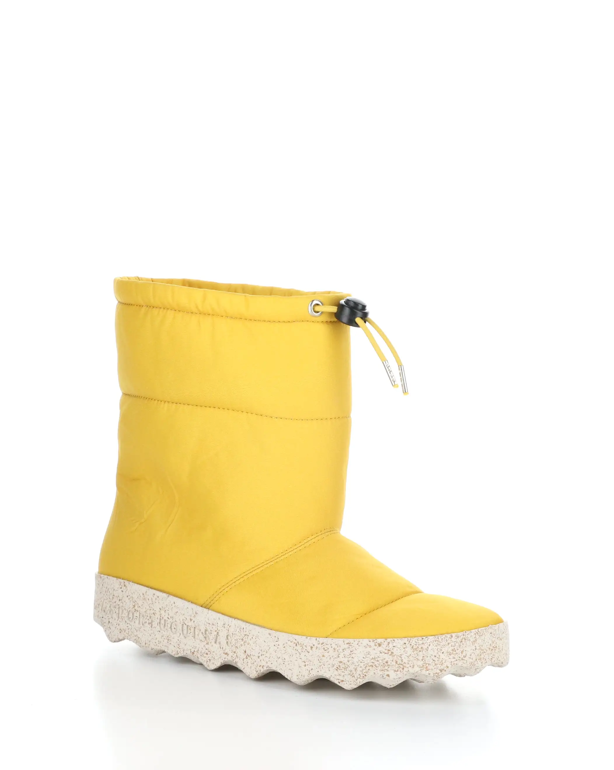 CALE142ASP Yellow Round Toe Boots