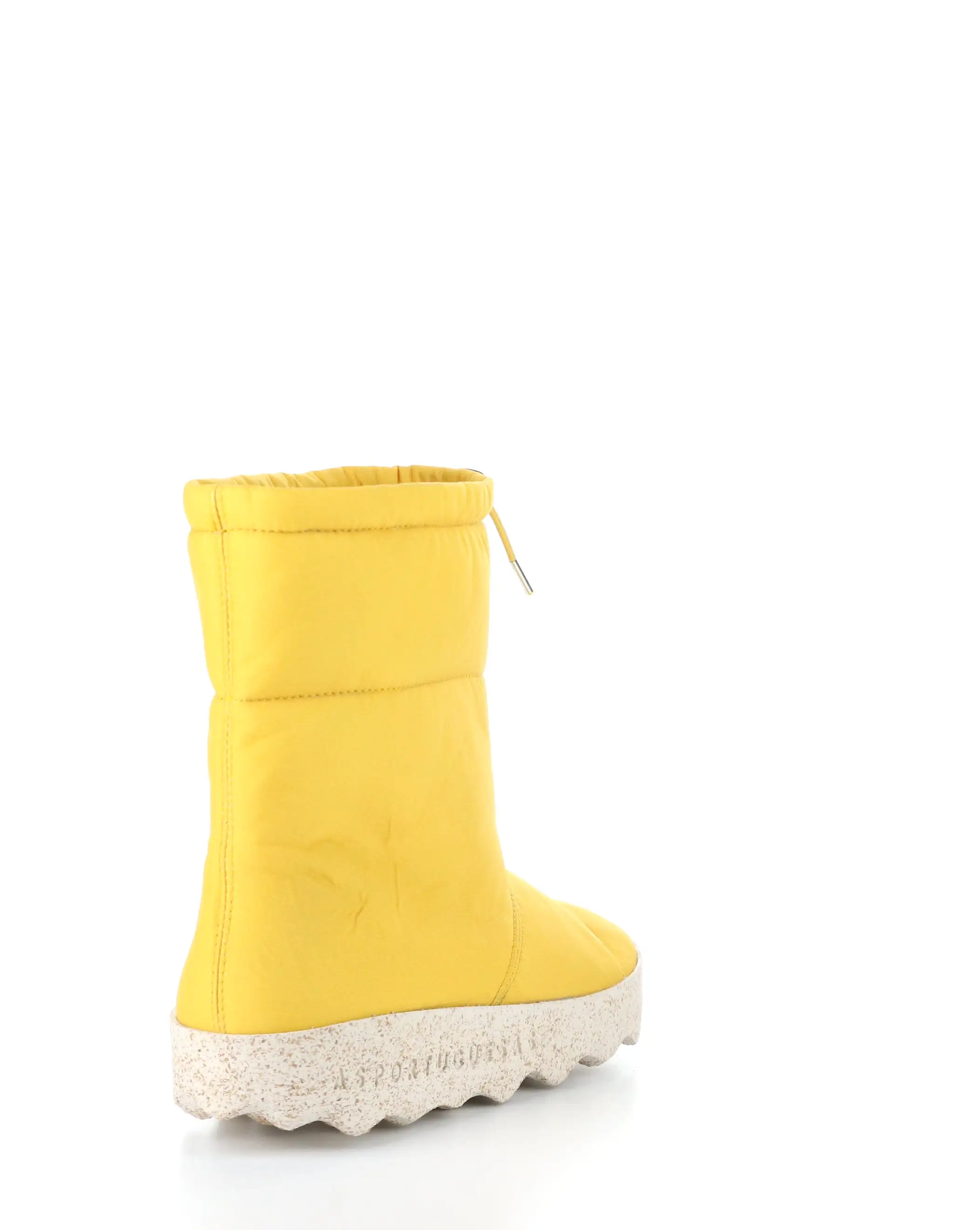 CALE142ASP Yellow Round Toe Boots