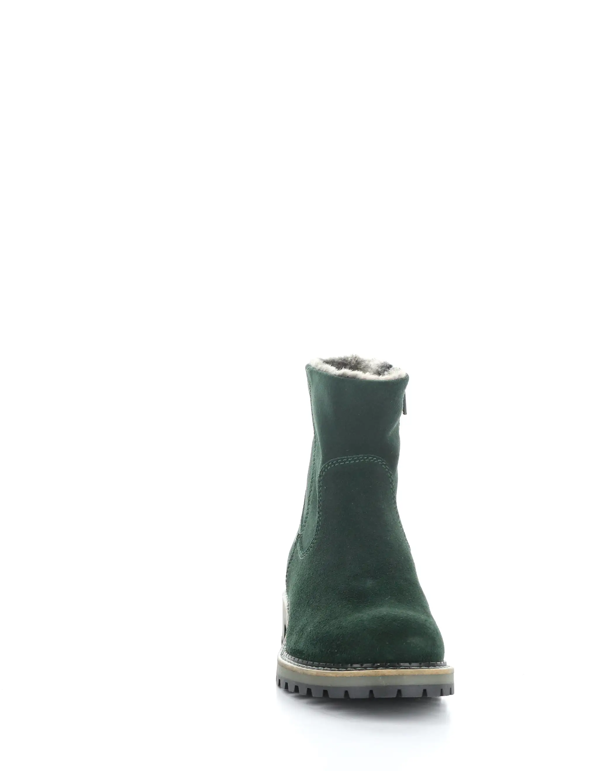 CALIB BOTTLE GREEN Round Toe Boots