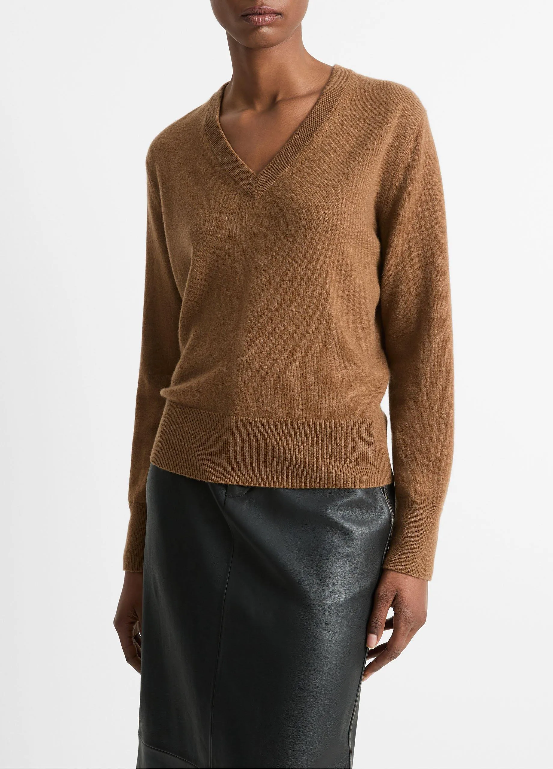 Cashmere Casual V-Neck Sweater