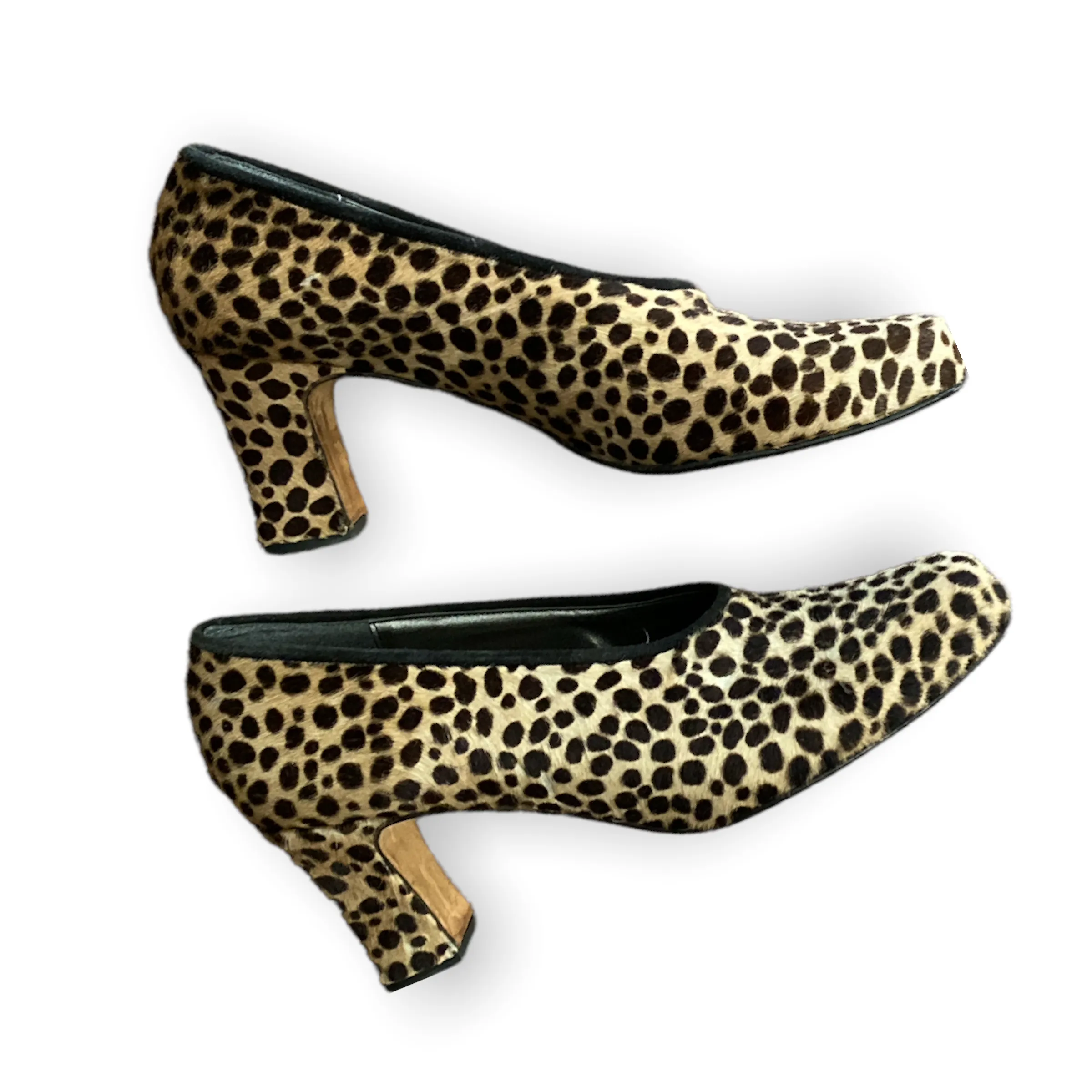 Cheetah Print Cowhide Shoes