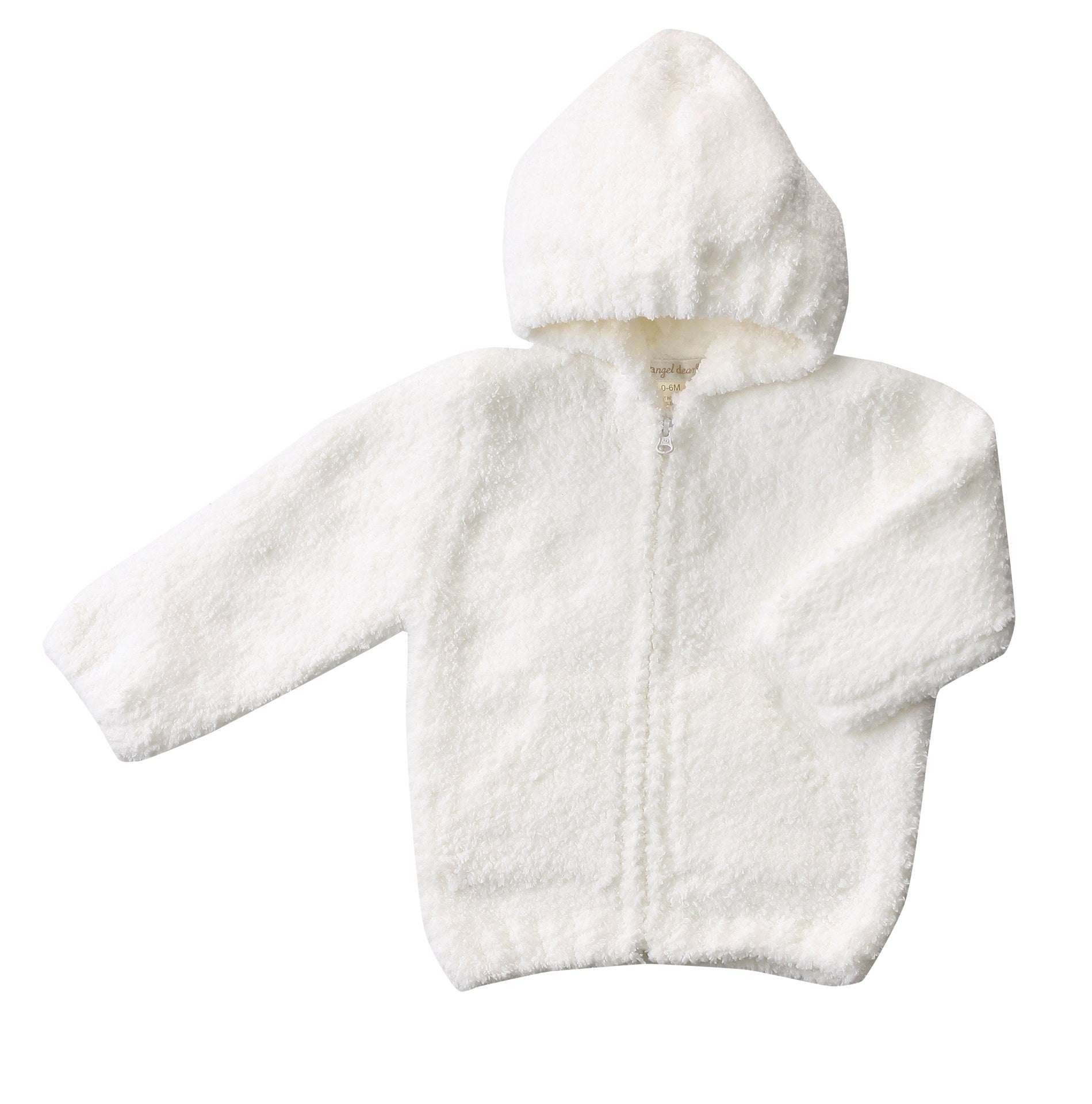 Chenille Hoodie / Soft White