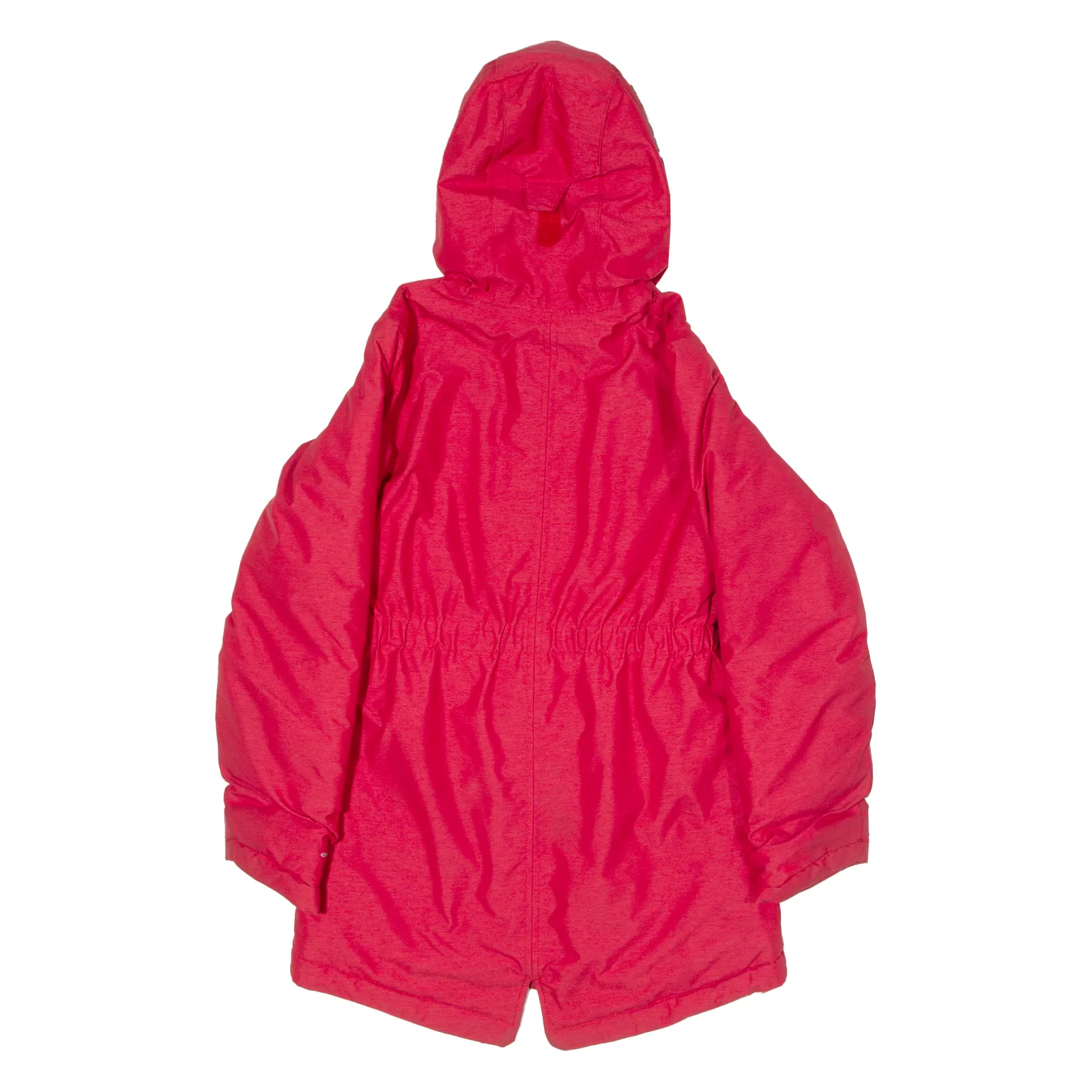 COLUMBIA Girls Parka Coat Red Hooded M