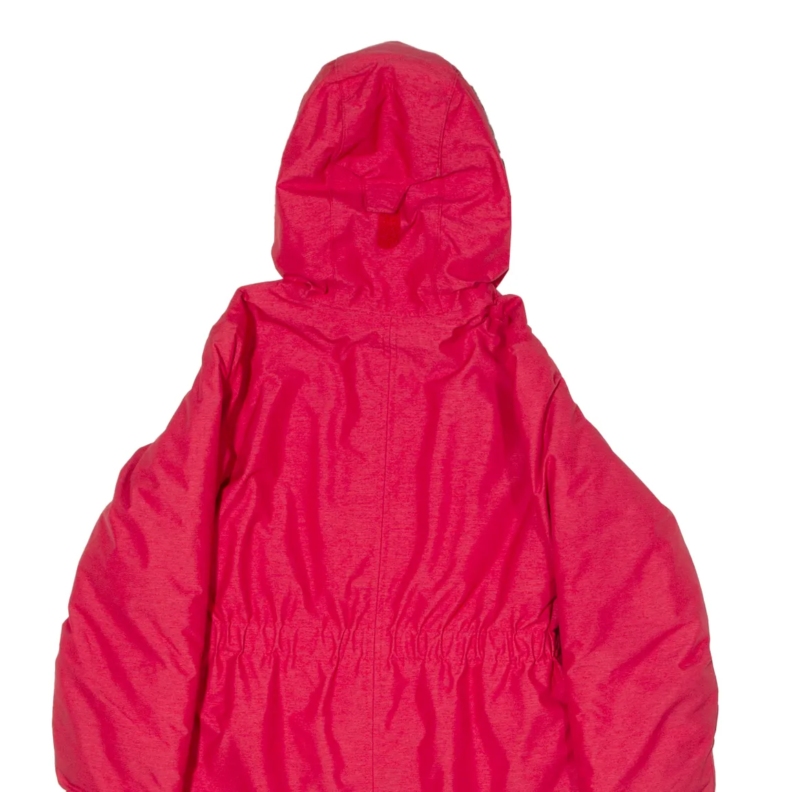 COLUMBIA Girls Parka Coat Red Hooded M