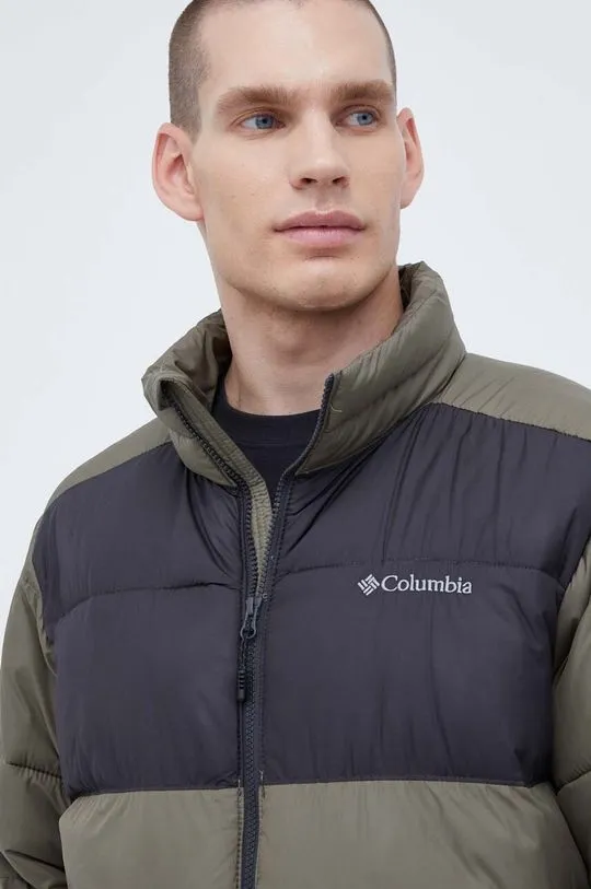 Columbia jacket men's green color