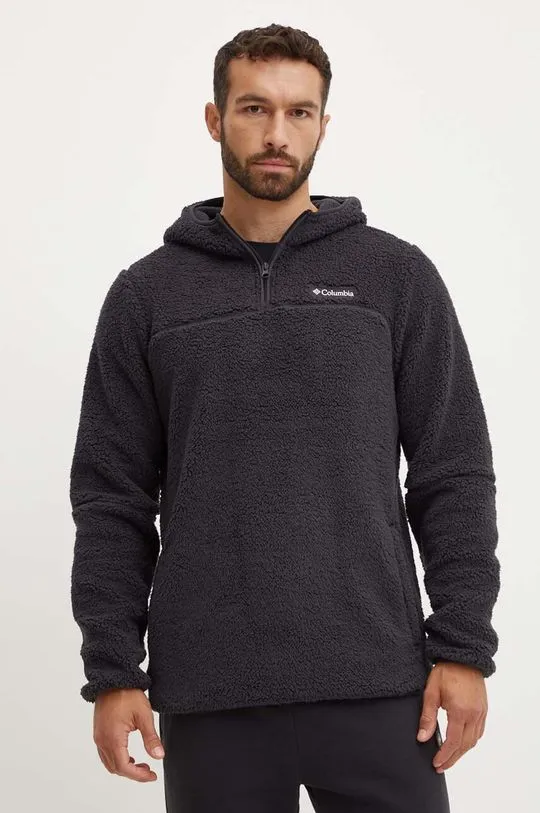 Columbia sweatshirt men's black color