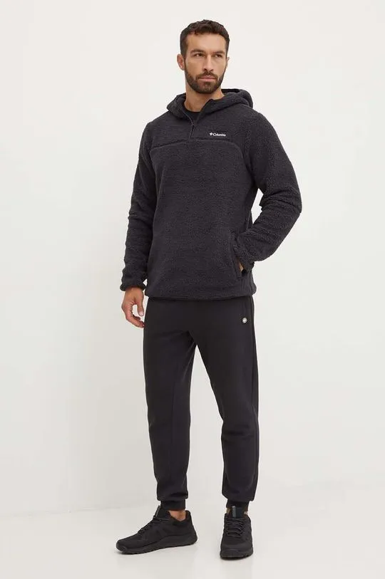 Columbia sweatshirt men's black color