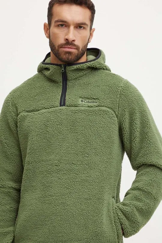 Columbia sweatshirt men's green color