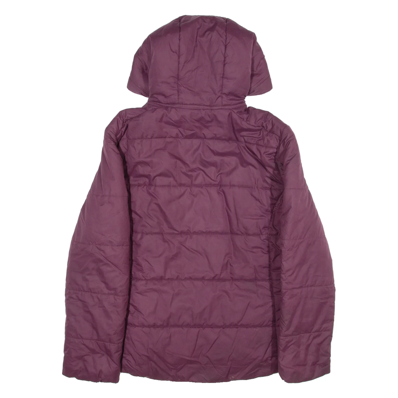 CONVERSE Insulated Womens Parka Jacket Purple L