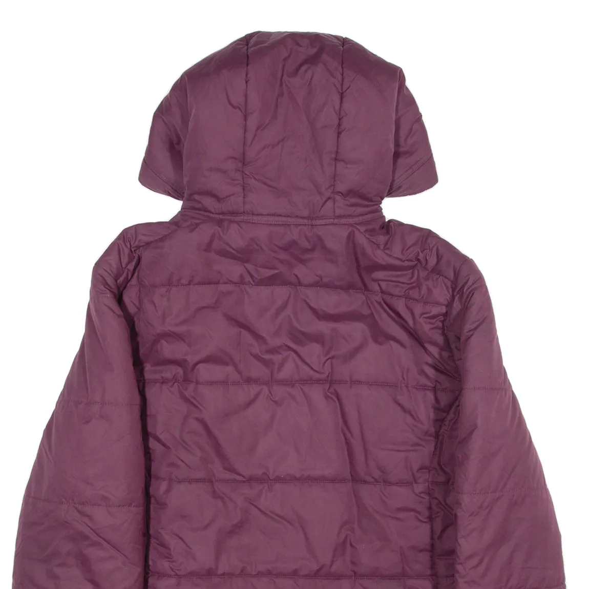 CONVERSE Insulated Womens Parka Jacket Purple L