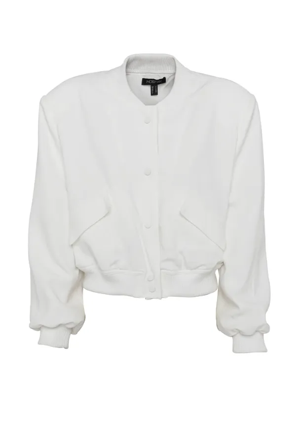 Courtside Bomber White