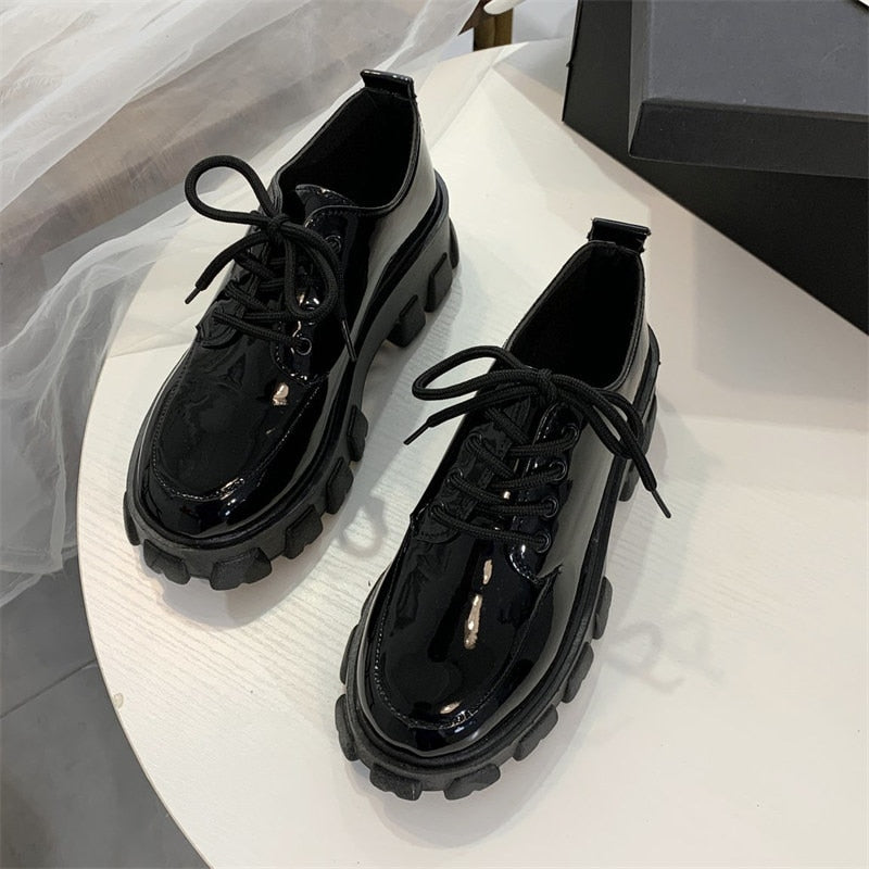 Dark Academia Brogue Shoes