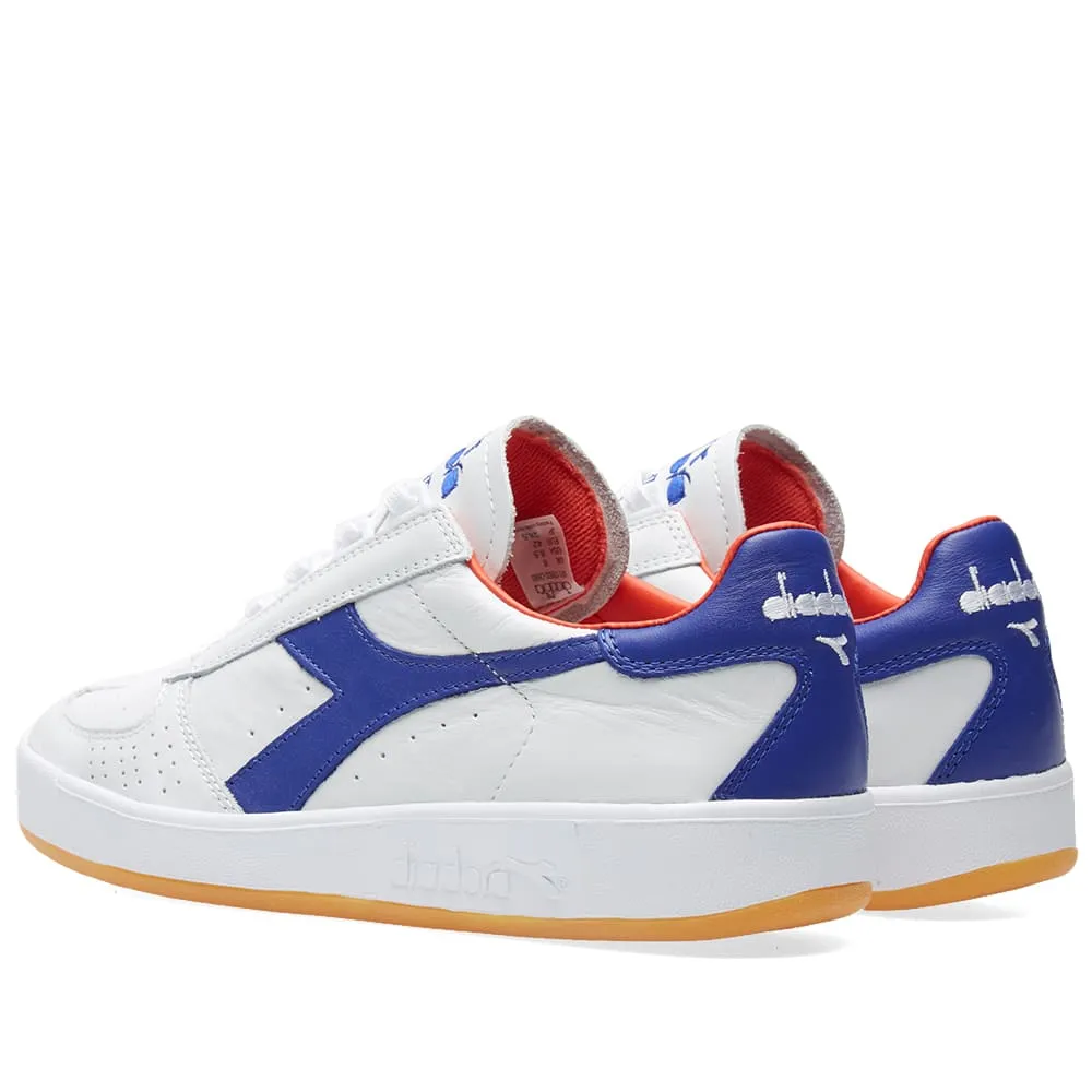 Diadora B.Elite - Made in ItalyWhite & Clematis Blue