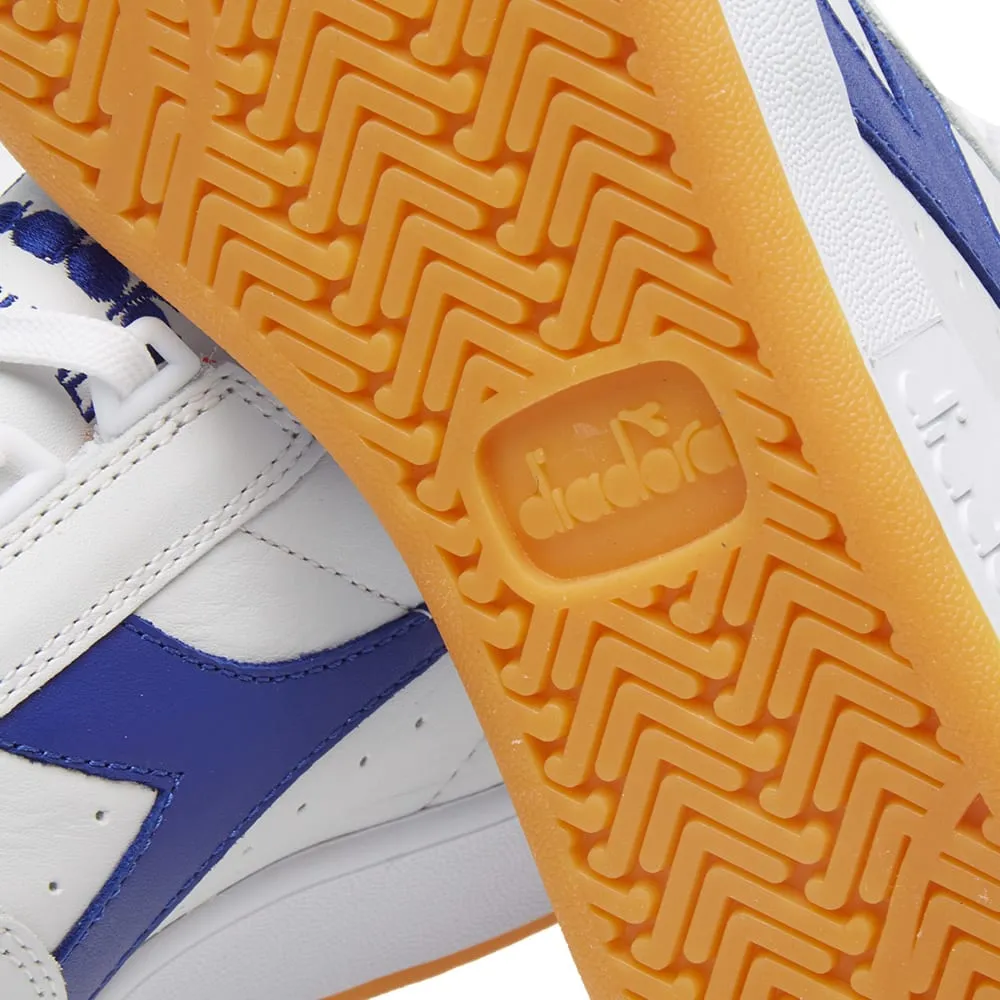 Diadora B.Elite - Made in ItalyWhite & Clematis Blue