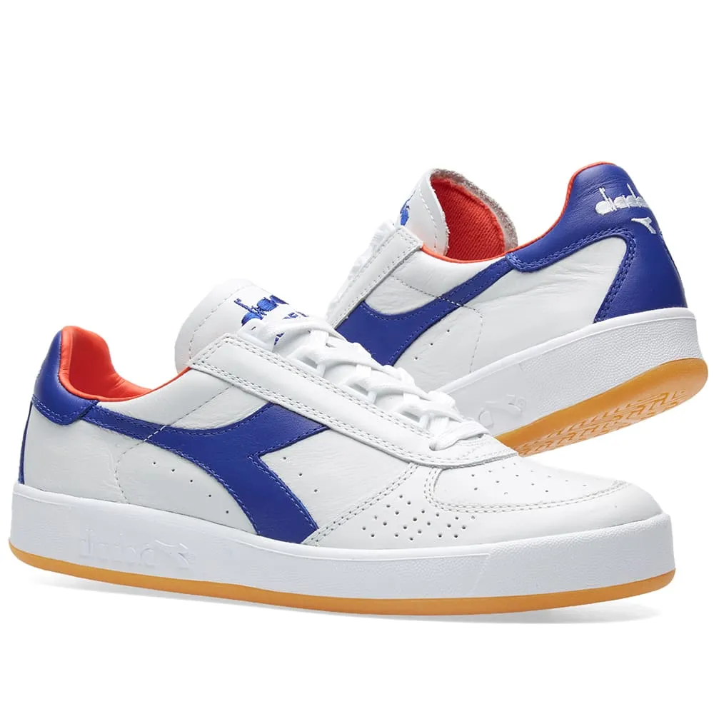 Diadora B.Elite - Made in ItalyWhite & Clematis Blue