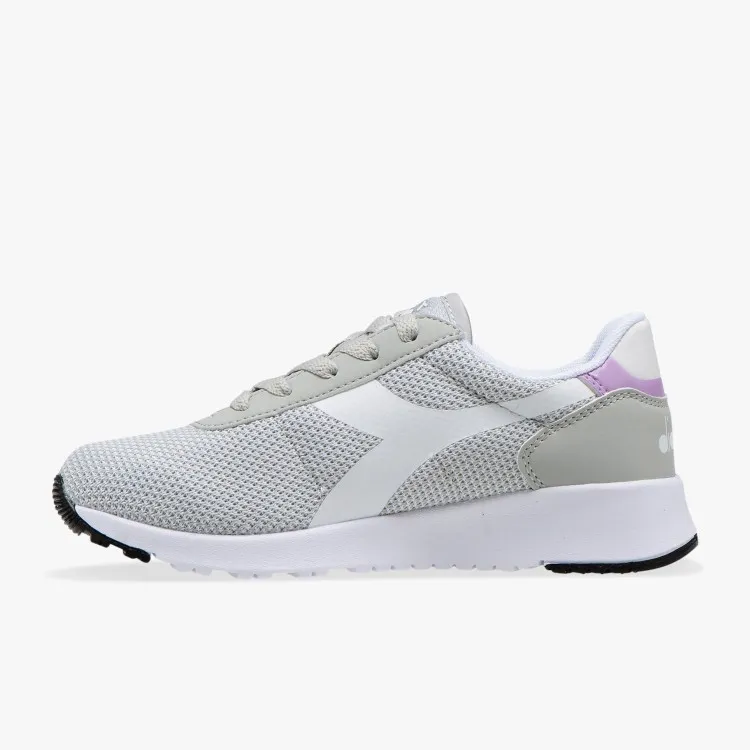 Diadora Evo Run GS Scarpe Running Stringate Aluminum Lilla