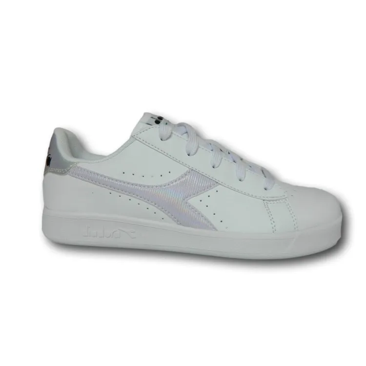 Diadora Game P Girl Scarpe da Ginnastica Stringate Bianco Orchidea