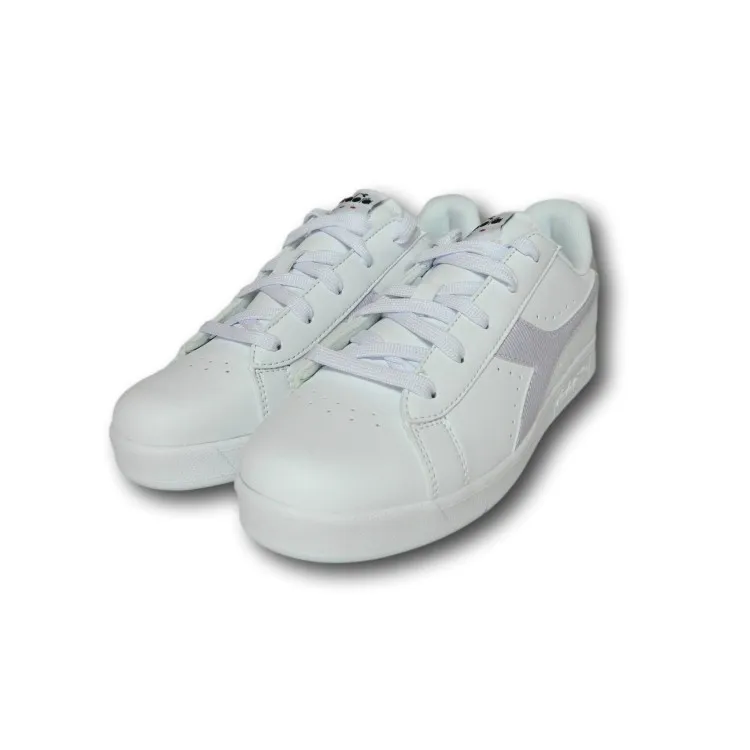 Diadora Game P Girl Scarpe da Ginnastica Stringate Bianco Orchidea