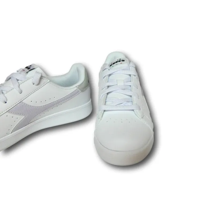 Diadora Game P Girl Scarpe da Ginnastica Stringate Bianco Orchidea