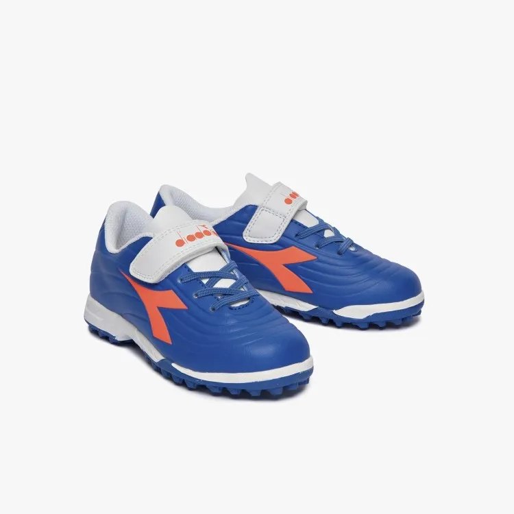 Diadora Pichichi 2 TF JR Scarpe da Calcetto Blu Royal Red Fluo