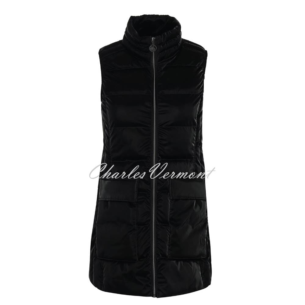 Dolcezza Longline Gilet - Style 72801 (Black)